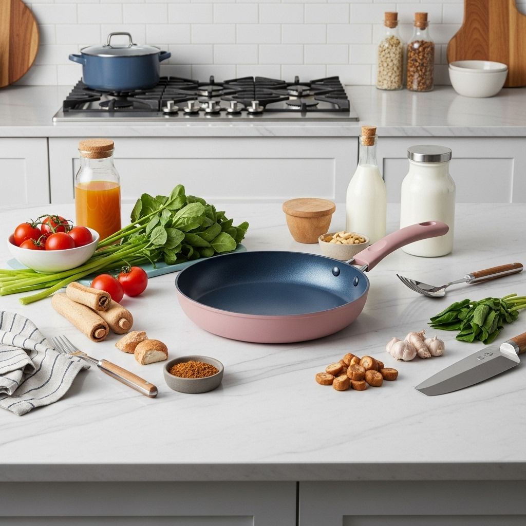 Cook with less clutter using one pan that masters every cooking step in style.