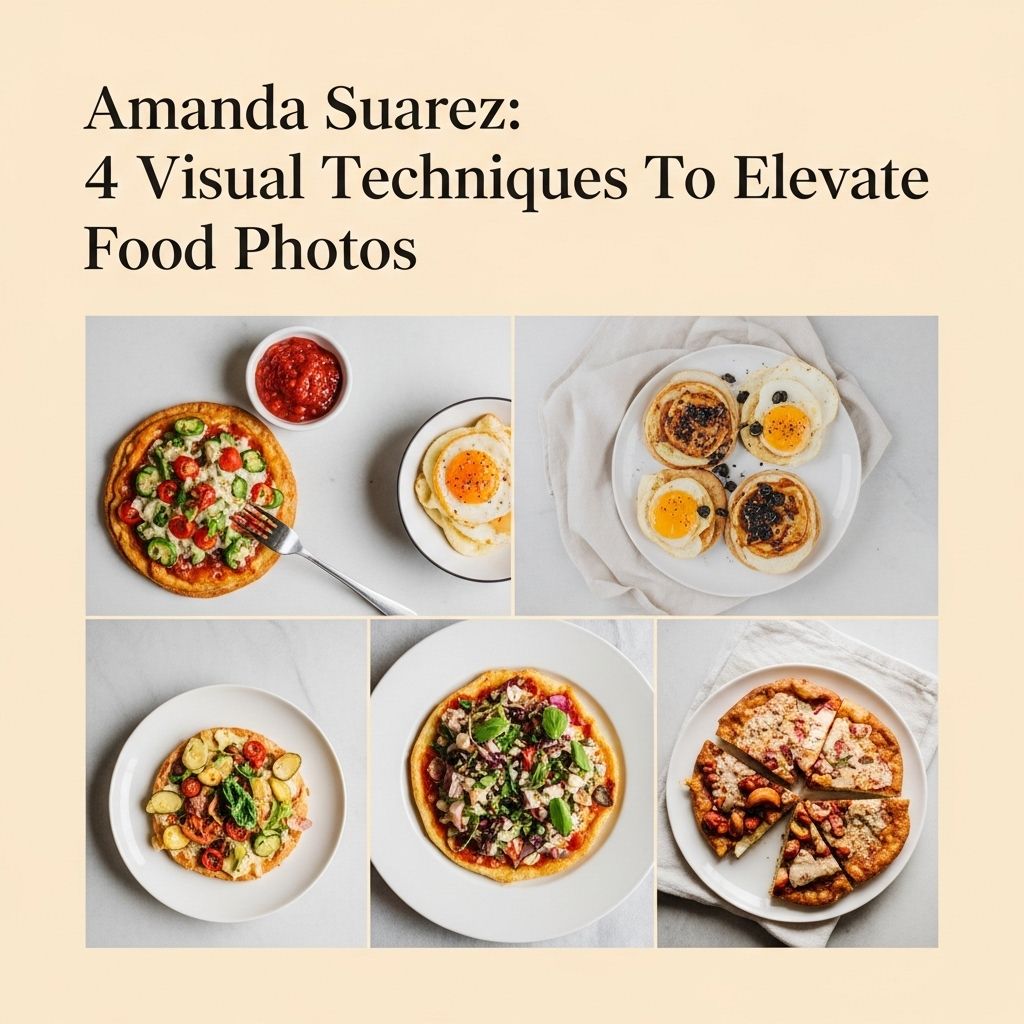 Amanda Suarez: Visual Storytelling through Food, Culture, and Art She uses light, context, and texture to bring culinary stories vividly to life.