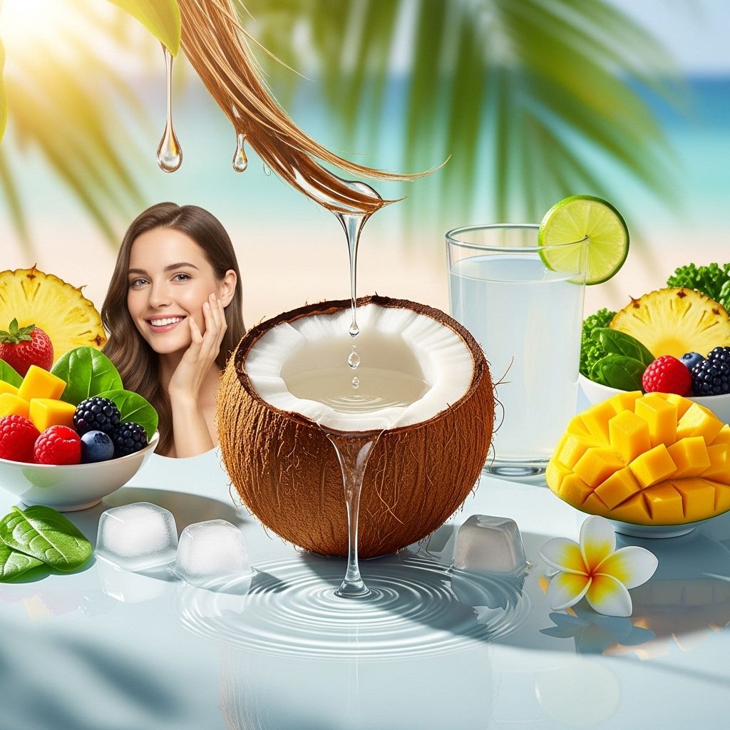 Nature’s clear tonic for dewy complexion, resilient strands, and renewed vitality.