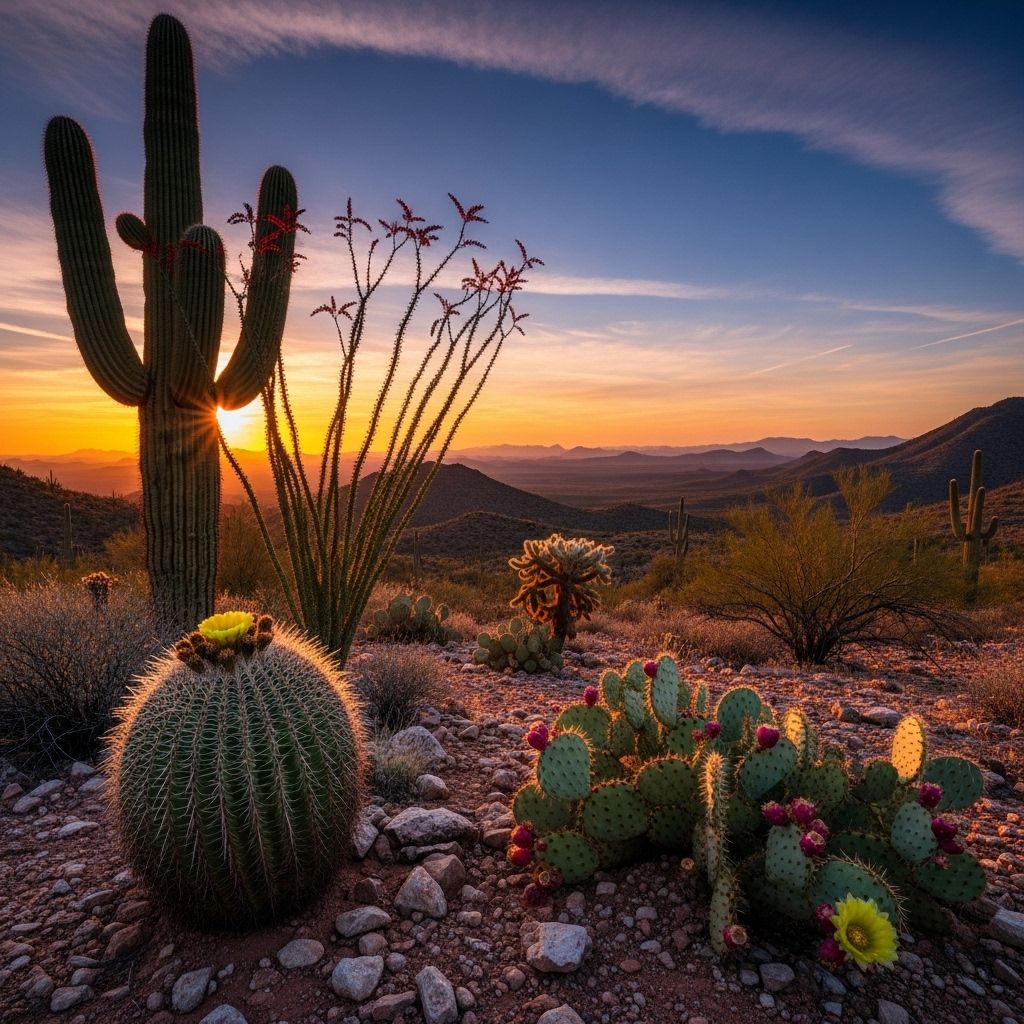 Amazing Desert Plants: Icons of Arid Beauty and Survival Explore the unique adaptations and extraordinary diversity of desert plants—nature's ultimate survivors.