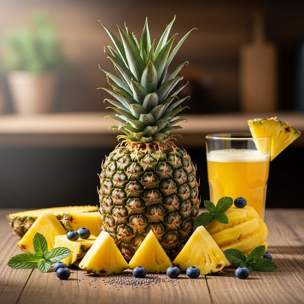 Amazing Health Benefits of Pineapples: Nutritional Value and Wellness Insights Enzymes and antioxidants in pineapple aid digestion, support immunity and speed recovery.
