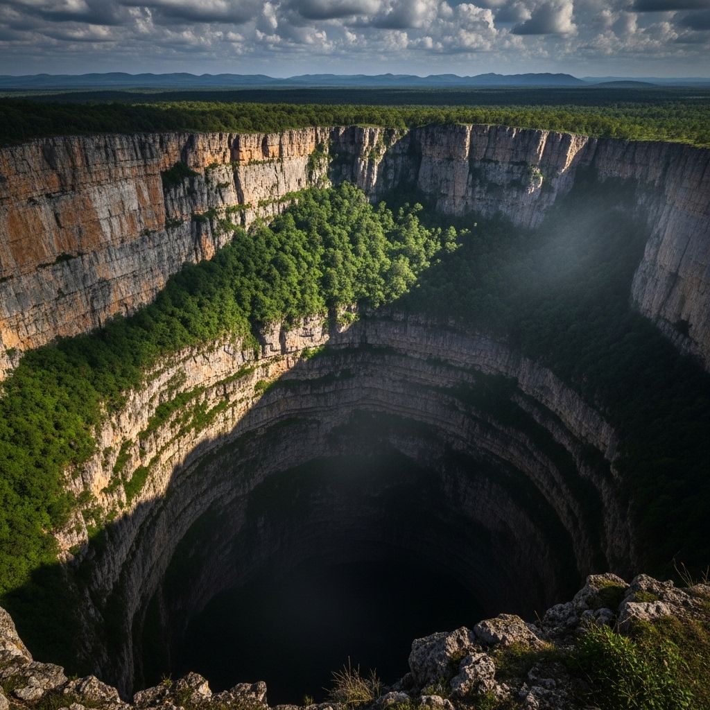 Sinkholes reveal geological marvels, dramatic landscapes, and surprising stories—explore the world's most famous natural chasms.
