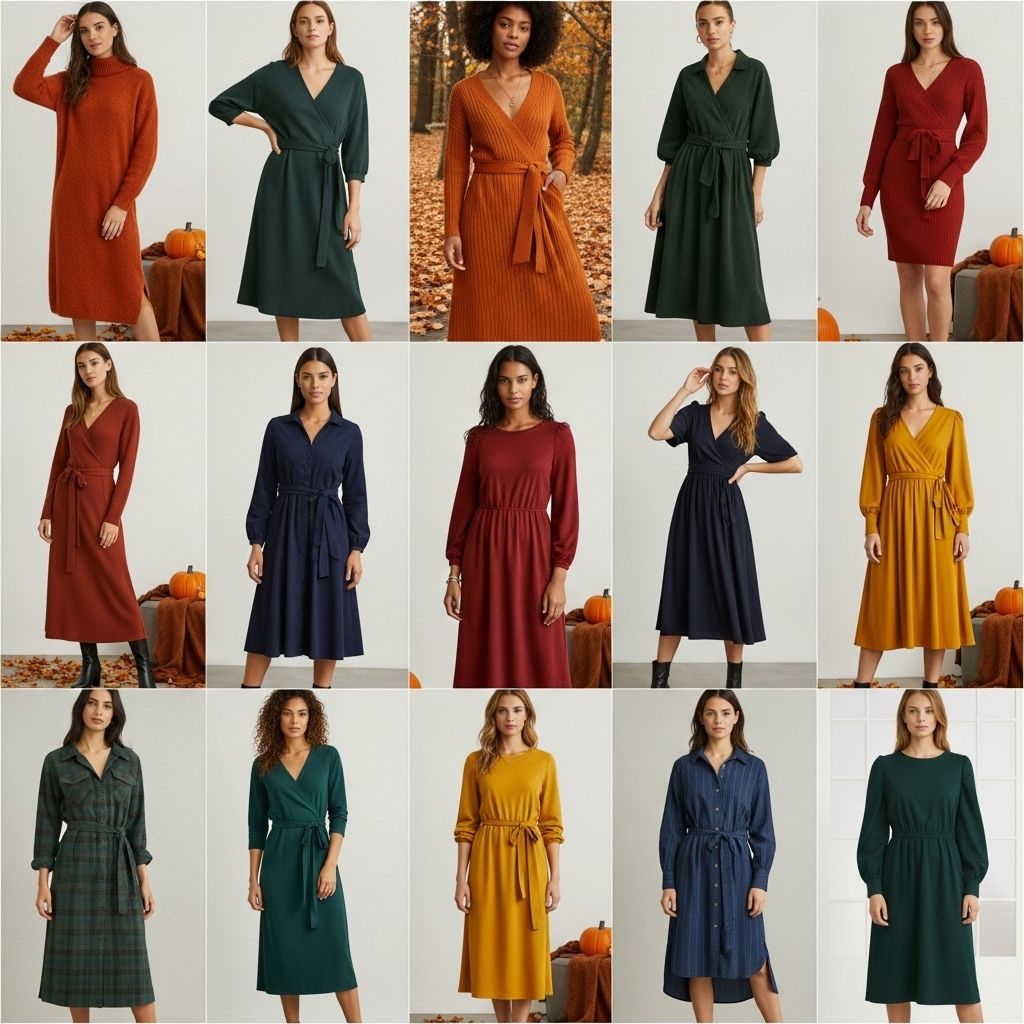 15 Best Amazon Fall Dresses for 2024 Under $100 From sweater classics to breezy maxis, these Amazon fall dresses are cute, cozy, budget-friendly, and perfect for every autumn occasion.