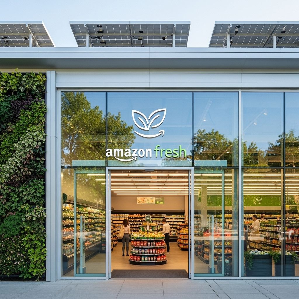 Amazon Fresh Becomes World’s First Zero Carbon Certified Grocery Store Amazon leads the grocery industry with a groundbreaking step toward climate accountability through Zero Carbon Certification.