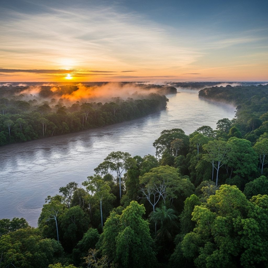 The Amazon River: Essential Facts About the World’s Mightiest Waterway Discover astonishing facts about the Amazon River, its ecosystem, history, and impact on South America’s environment and cultures.