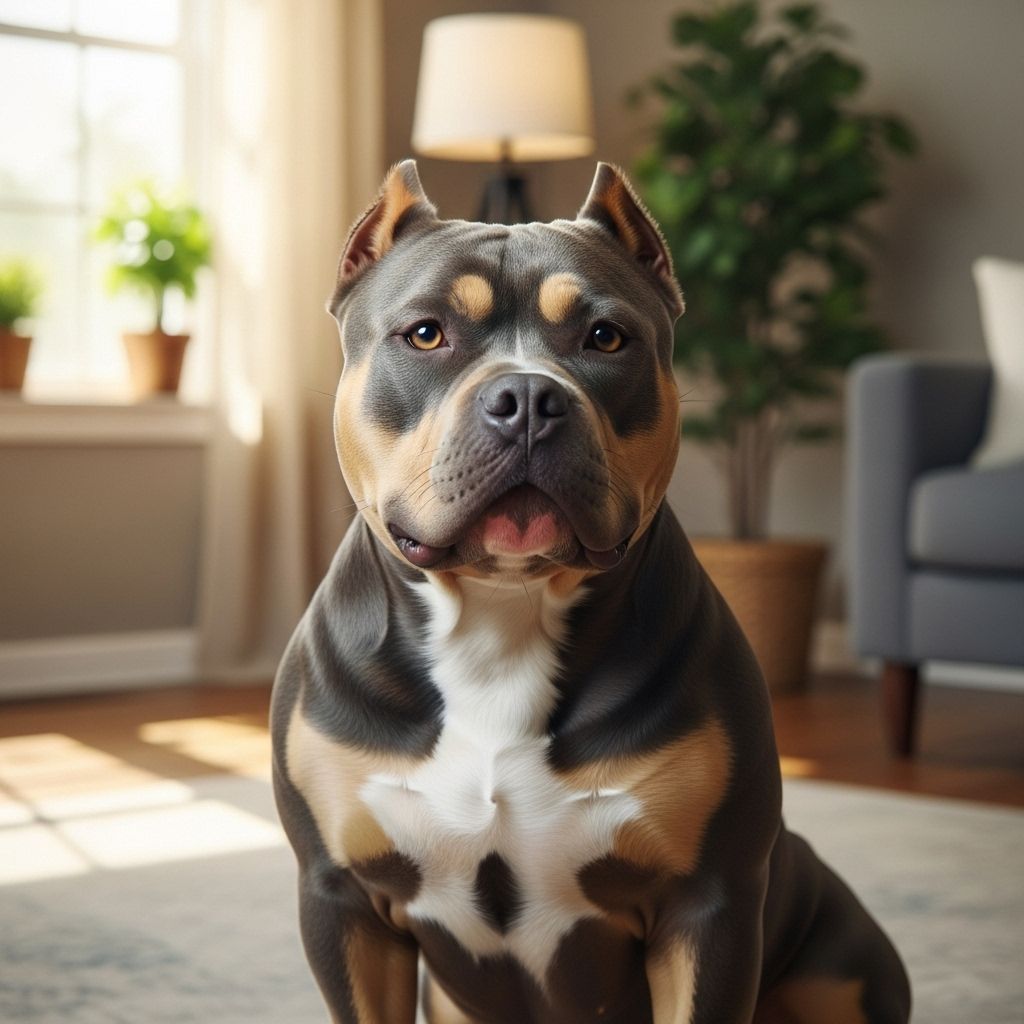 A muscular, intelligent pet that brings energetic play and gentle loyalty to any home.