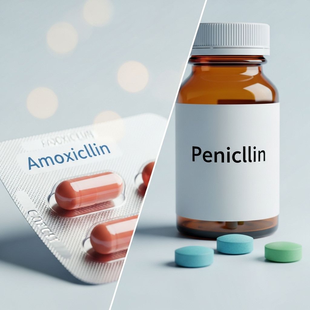 Explore the differences, similarities, uses, costs, side effects, and safety of amoxicillin and penicillin.