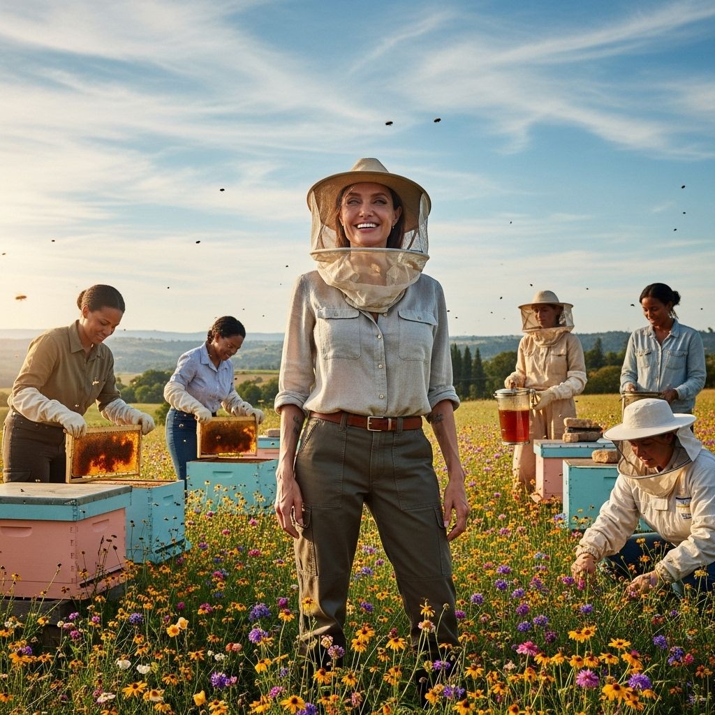 Angelina Jolie Illuminates Women Beekeepers and Global Bee Conservation Angelina Jolie champions the Women for Bees Program, empowering female beekeepers and advocating for biodiversity worldwide.