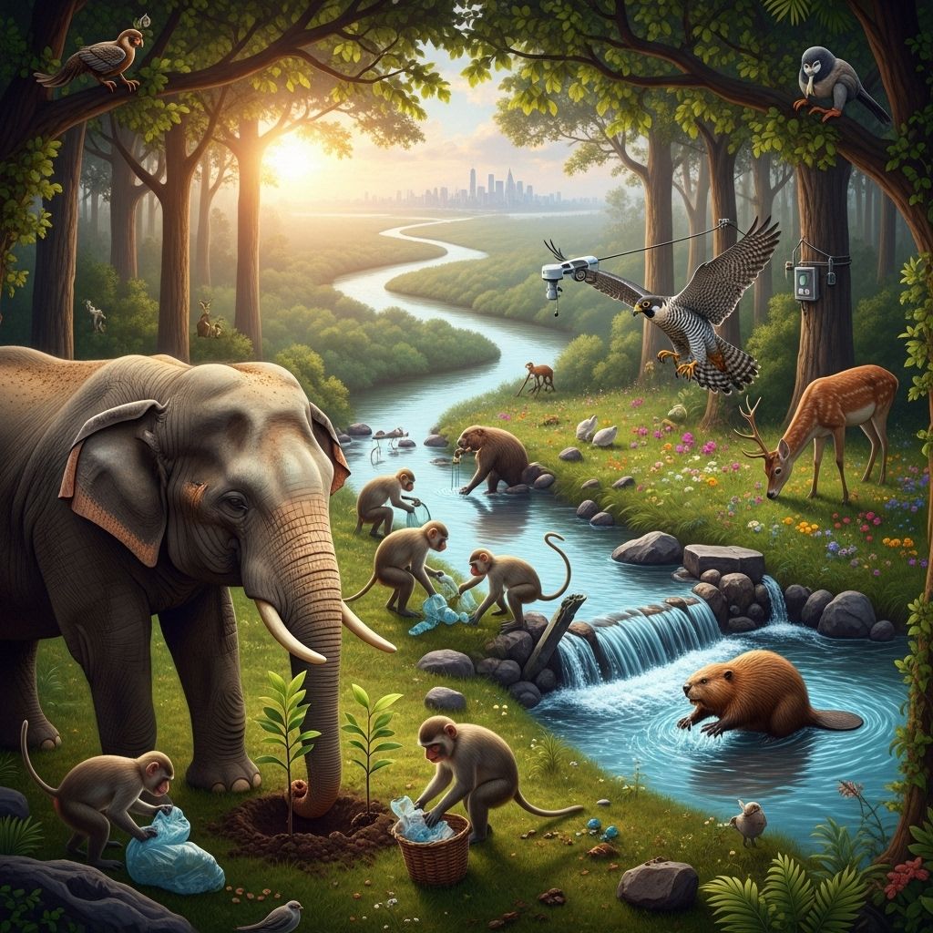 Animals Helping Humans Save the Planet: Nature’s Unsung Heroes Discover how animals, from bees to whales, support people and protect the planet's climate, ecosystems, and future.