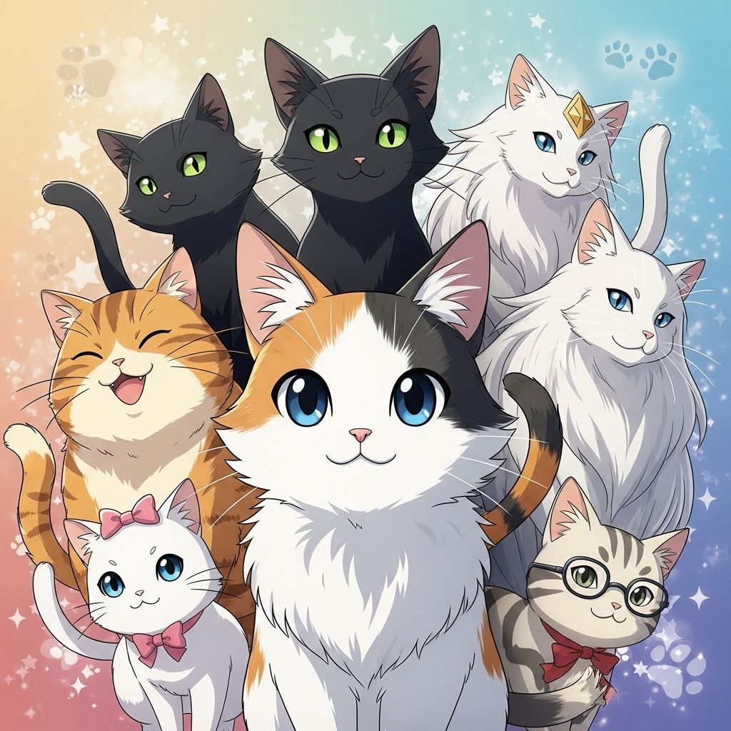 Inspired monikers from beloved series bring character and charm to your whiskered friend.