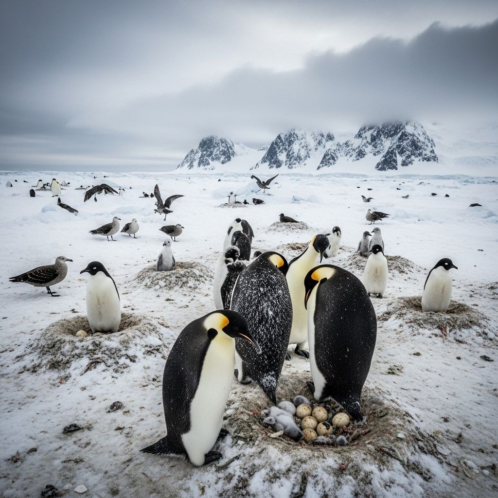Extreme Snowstorms Cause Widespread Breeding Failure for Antarctic Seabirds Extraordinary snowstorms linked to climate change resulted in a near-total breeding collapse for key Antarctic bird species in 2021-22.