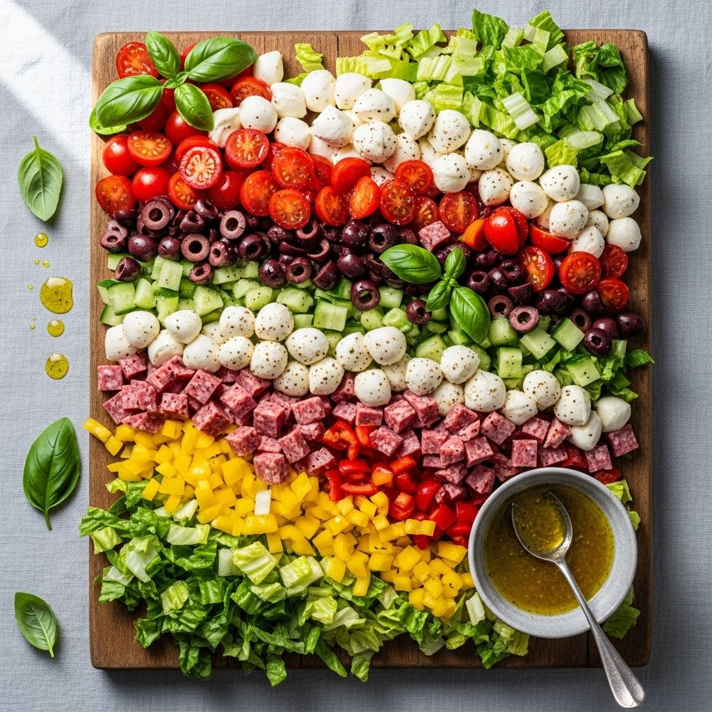 Fresh Mediterranean tastes and tangy vinaigrette transform this mix into a vibrant meal.
