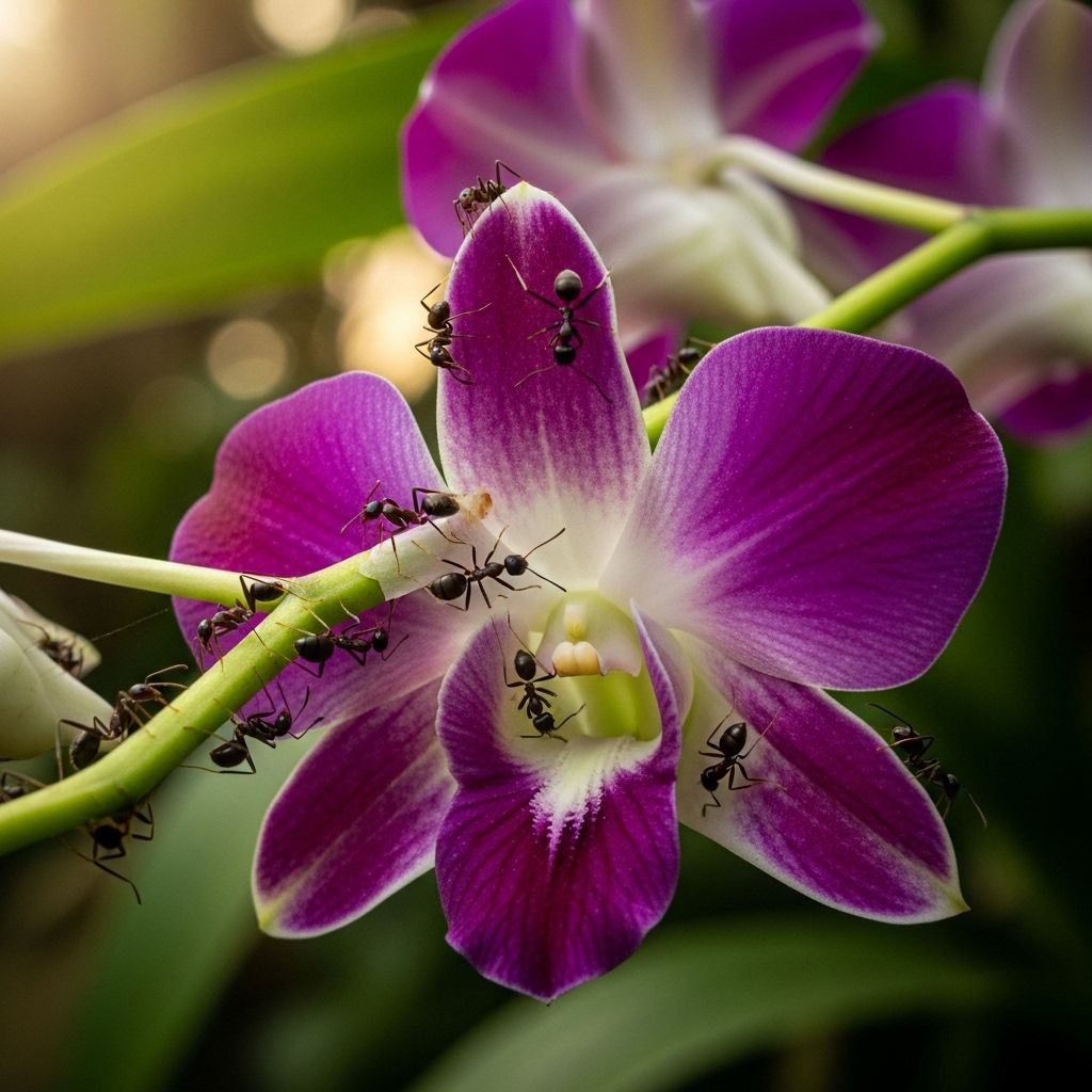 Spot sap-feeding insects before they spread honeydew and protect your blossoms from harm.