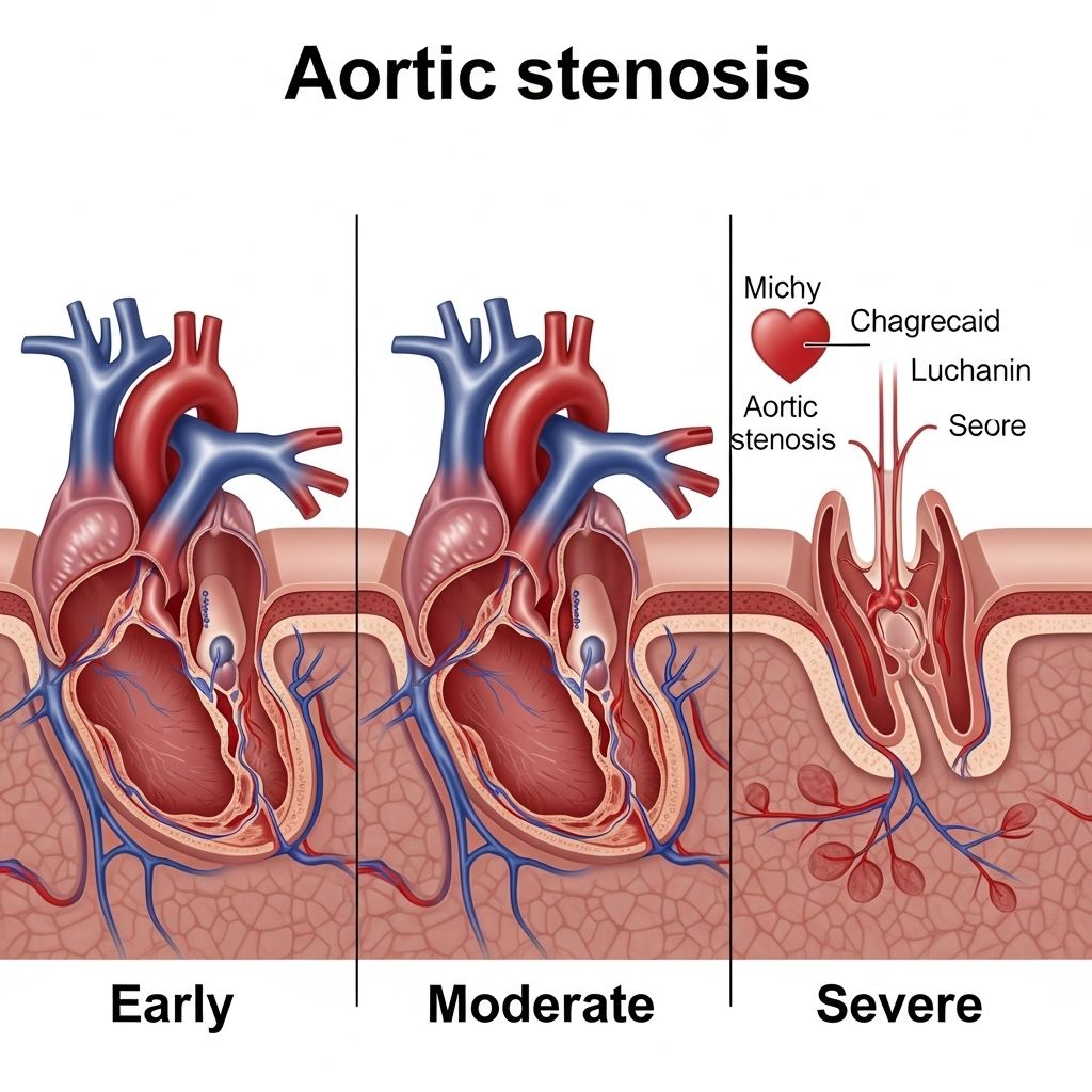 Understand how aortic stenosis develops, its stages, factors influencing progression, and the signs to watch for as the disease advances.