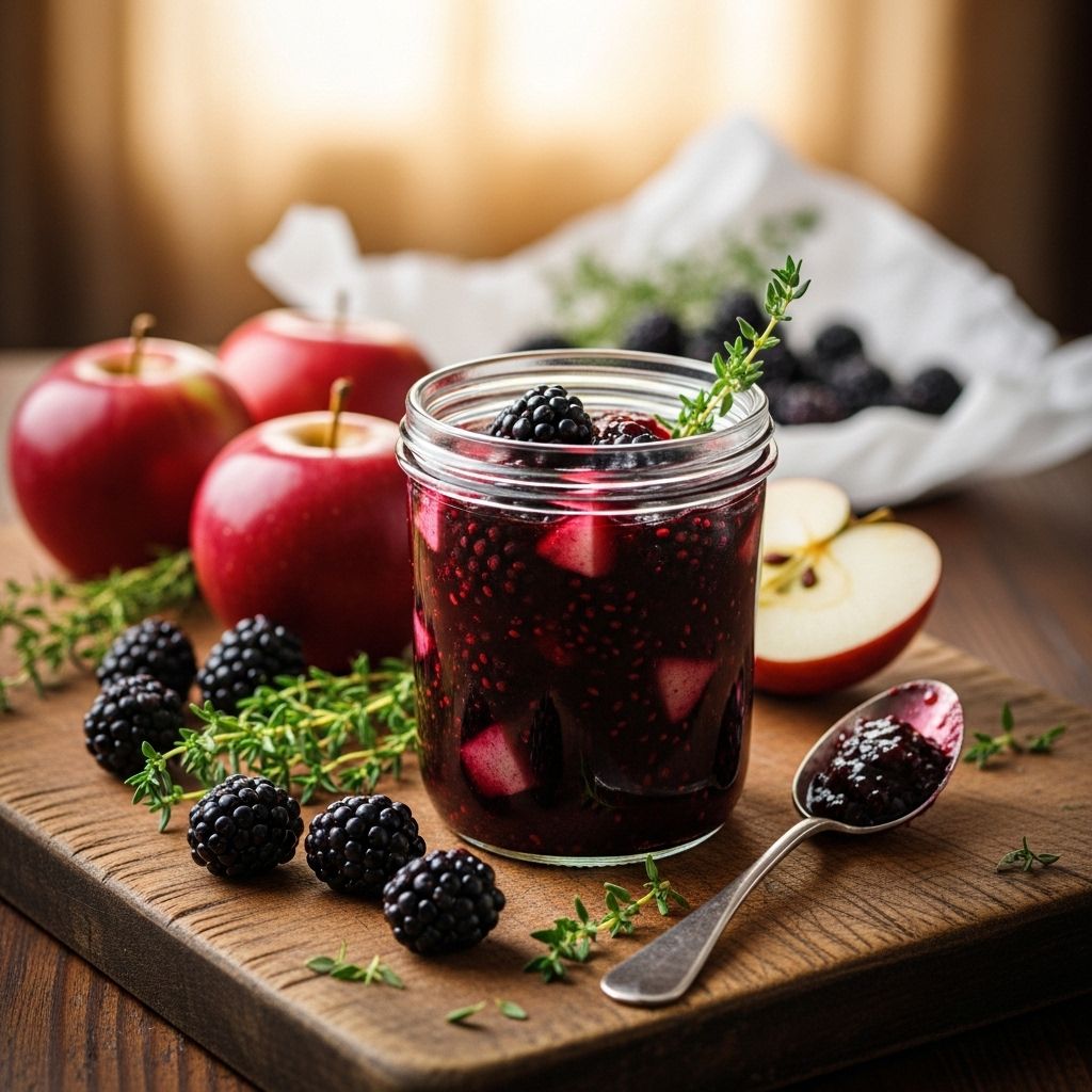 Versatile spread that balances sweet-tart fruits with a hint of herbal aroma.