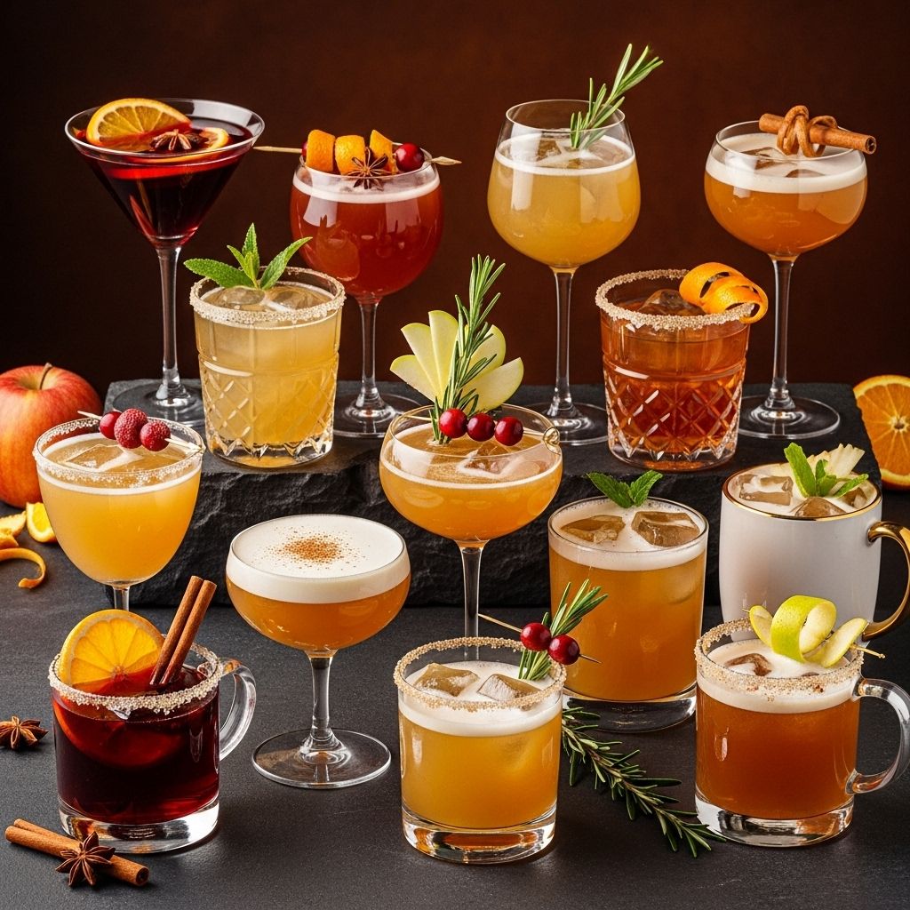 Cozy sips of fresh-pressed goodness with warming spices for memorable autumn gatherings.