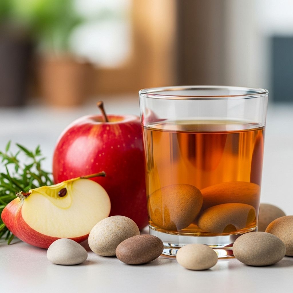 Explore the science, benefits, risks, and effectiveness of apple cider vinegar as a potential natural remedy for kidney stones.