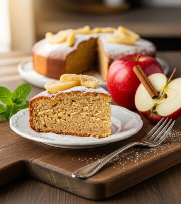 A simple dessert that stays soft and flavorful with applesauce, oil, and pantry staples.