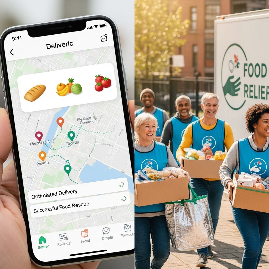 How Apps Empower Volunteers to Deliver Surplus Food and Combat Hunger Digital platforms are changing food rescue, connecting surplus donations to those in need and reducing waste on a community scale.