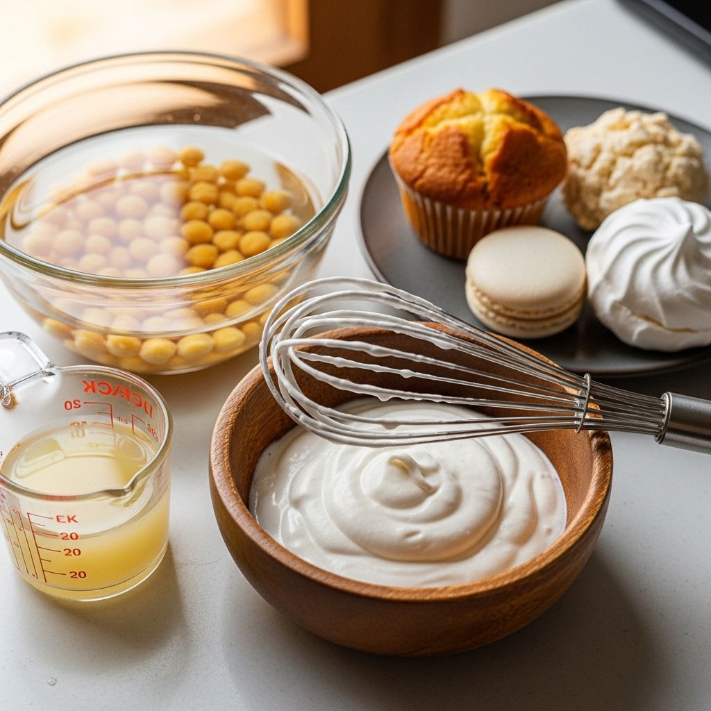 Transform leftover chickpea liquid into versatile foams, binders, and creamy emulsions.
