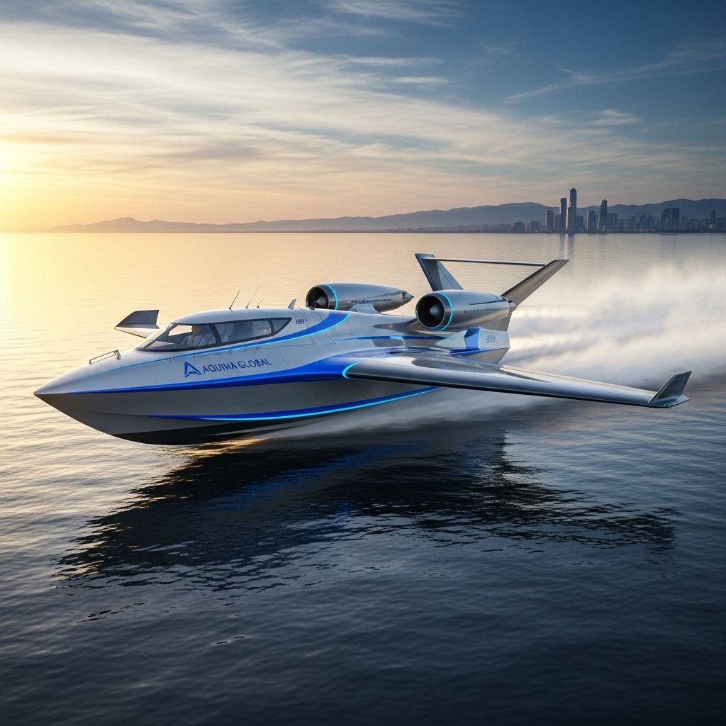 The Ekranoplan Returns: Aquina Global’s Vision for Ground Effect Transport Aquina Global is reviving the legendary ekranoplan, harnessing ground effect principles to redefine fast and efficient over-water travel on a global scale.