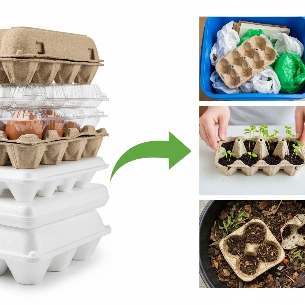 Are Egg Cartons Recyclable? How to Recycle, Reuse or Compost Every Type Learn how to dispose of egg cartons responsibly by understanding which types are recyclable, compostable, or better off reused.