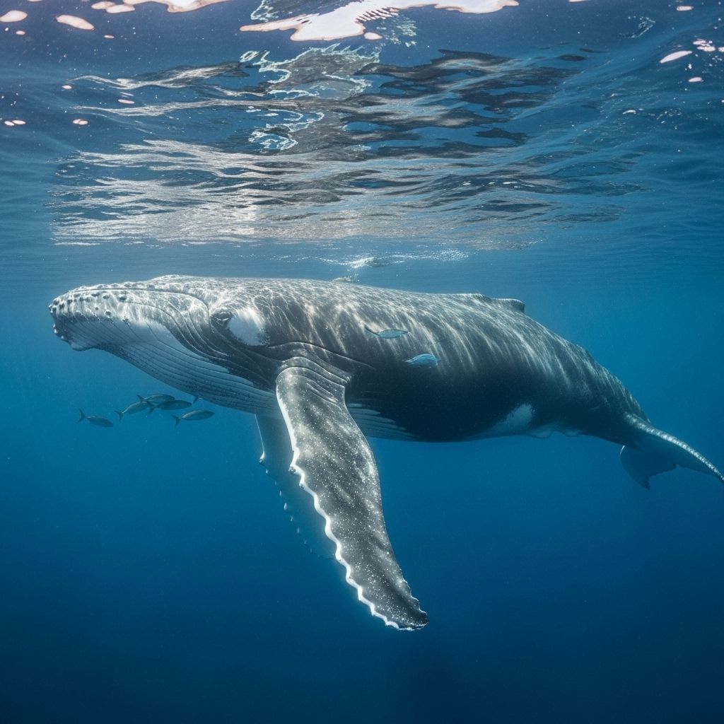 Despite conservation efforts, many whale species remain on the brink due to climate change, entanglement, and ship strikes.
