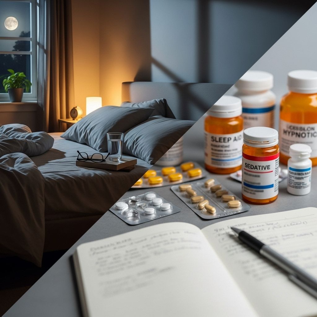 Explore the safety, benefits, risks, and alternatives of insomnia medications, including prescription, over-the-counter, and herbal options.
