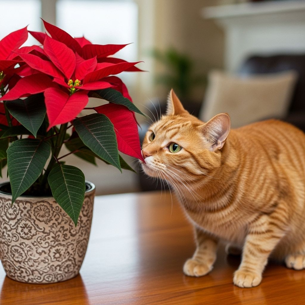 Holiday greens can be festive without posing a serious threat to your curious kitty.