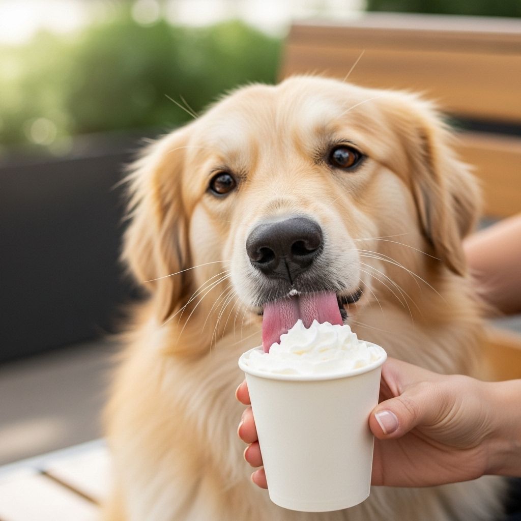 Everything you need to know about puppuccinos, from veterinary safety advice to fun alternatives and FAQ.