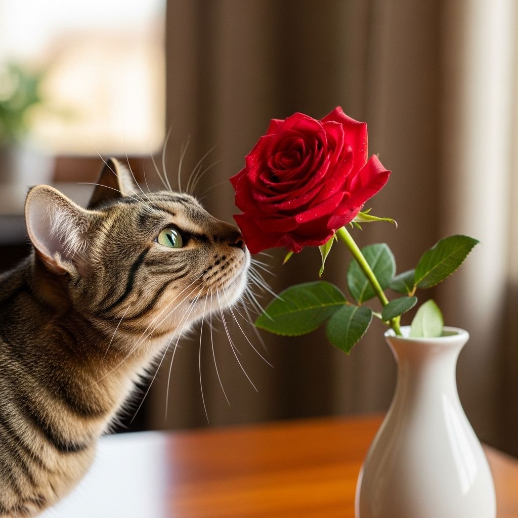 Are Roses Toxic to Cats? What Every Cat Owner Should Know Removing thorns and washing bouquets help protect curious cats from hidden rose hazards.