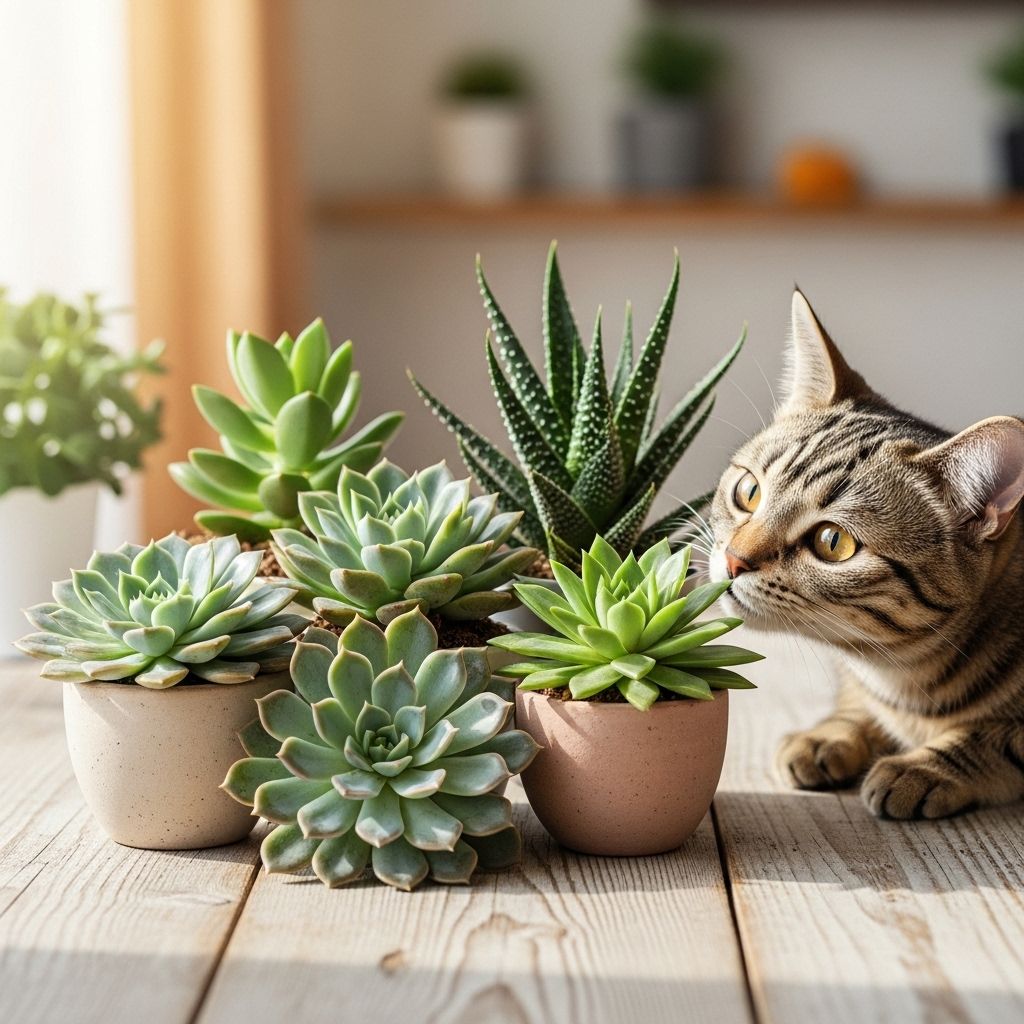 Learn how to spot toxic succulents and safeguard your curious cat from hidden dangers.
