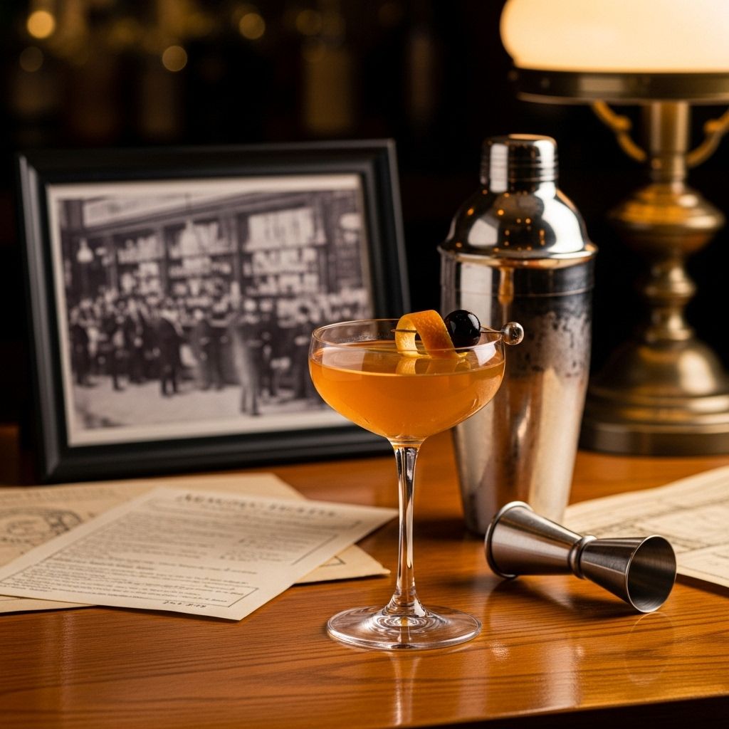 Experience the bold interplay of smoky Scotch, herbal wine, and zesty citrus in each sip.