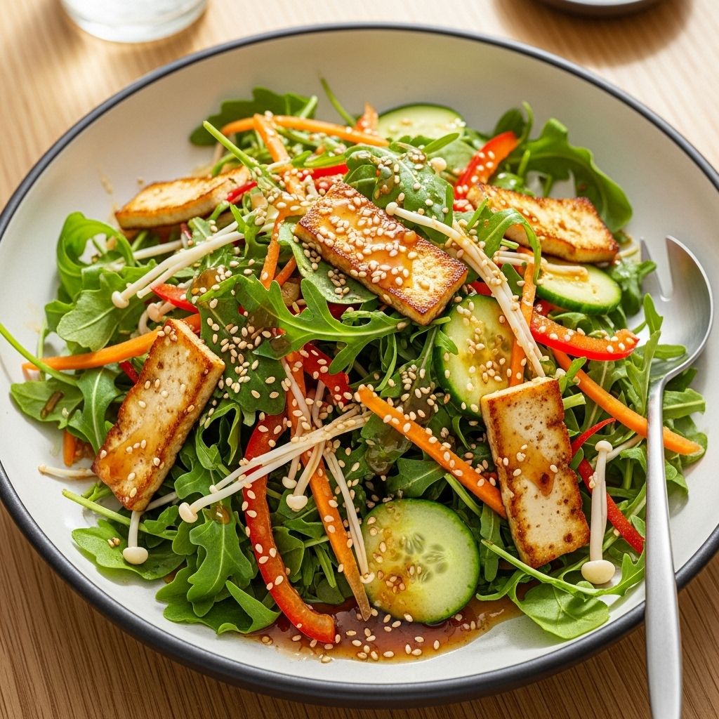 Peppery greens meet savory depth for a refreshing twist on everyday lunches.