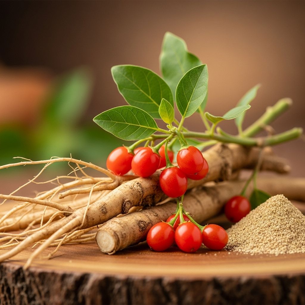 Ashwagandha: Health Benefits, Uses, and Potential Side Effects An adaptogenic herb rich in active compounds supports stress relief, boosts vitality.