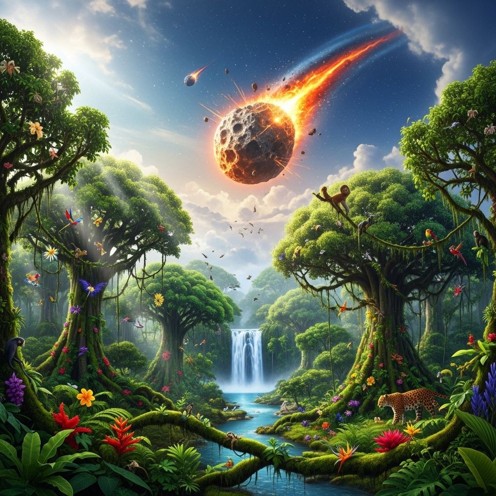 How the Asteroid That Killed the Dinosaurs Gave Rise to Modern Rainforests An ancient asteroid impact not only wiped out dinosaurs, but also transformed Earth’s rainforests into the dense, diverse ecosystems we know today.