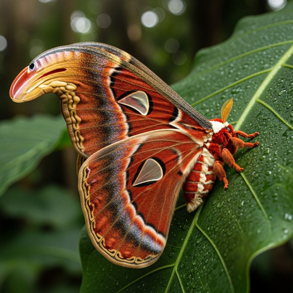 Discover the Atlas moth—one of nature’s largest and most striking insects—with insights into its life, appearance, and remarkable adaptations.