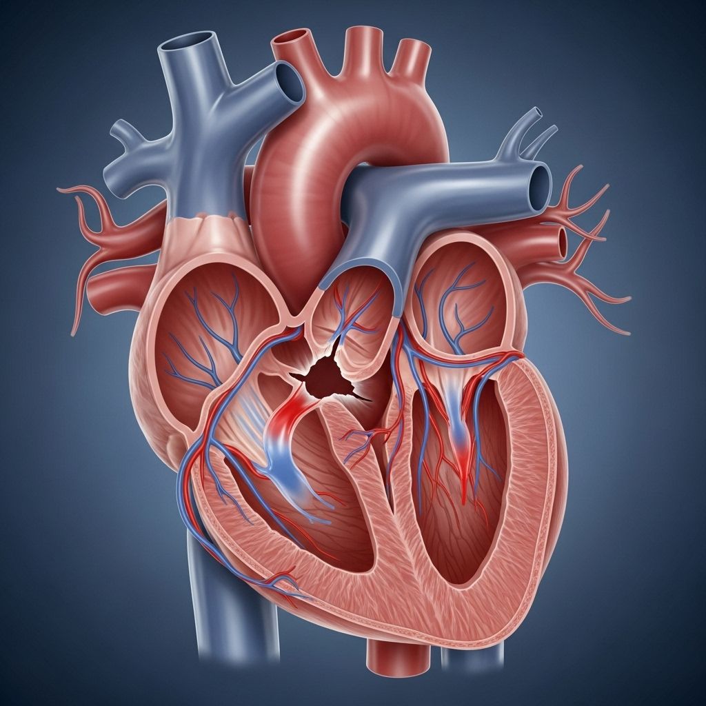 Atrial septal defect is a congenital heart condition, often found in infants and children, defined by an abnormal hole between the heart’s upper chambers.