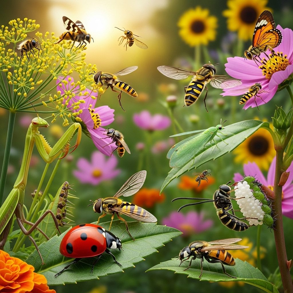 Create a thriving, chemical-free garden by learning to identify, attract, and support beneficial insects for natural pest management.