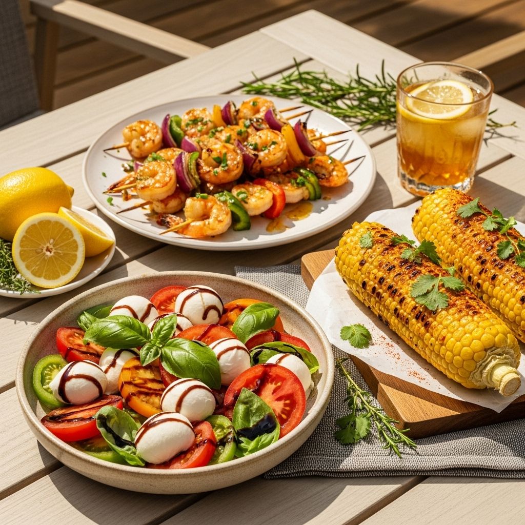 Fresh flavors and easy preparations make seasonal meals both breezy and unforgettable.