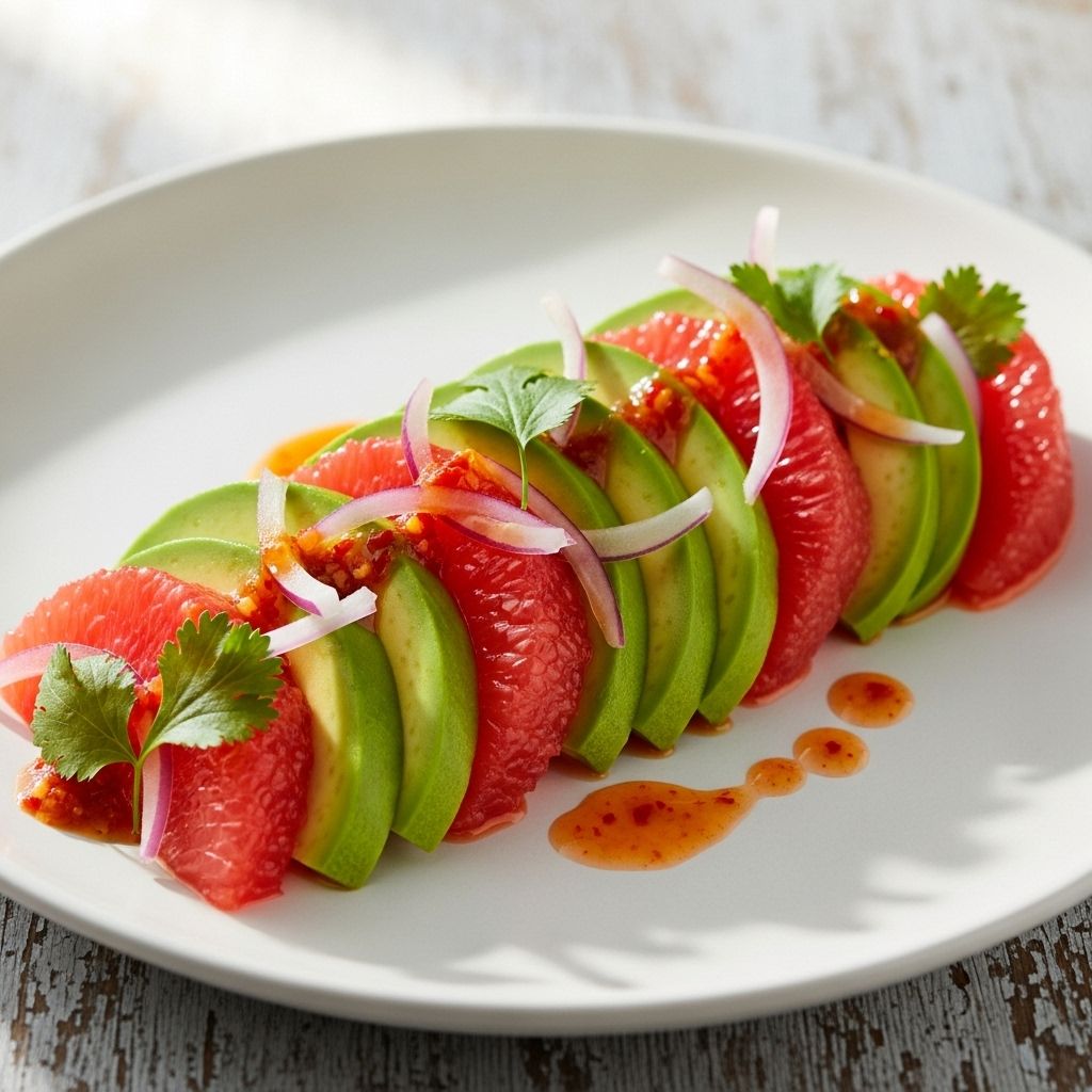 Experience a bold mix of soft textures and spicy tang that awakens summer flavors.
