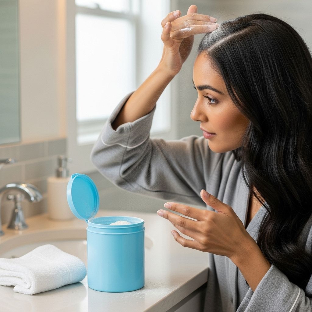 Discover if baby powder is a safe and effective dry shampoo substitute, key tips for best use, and risks for different hair types.