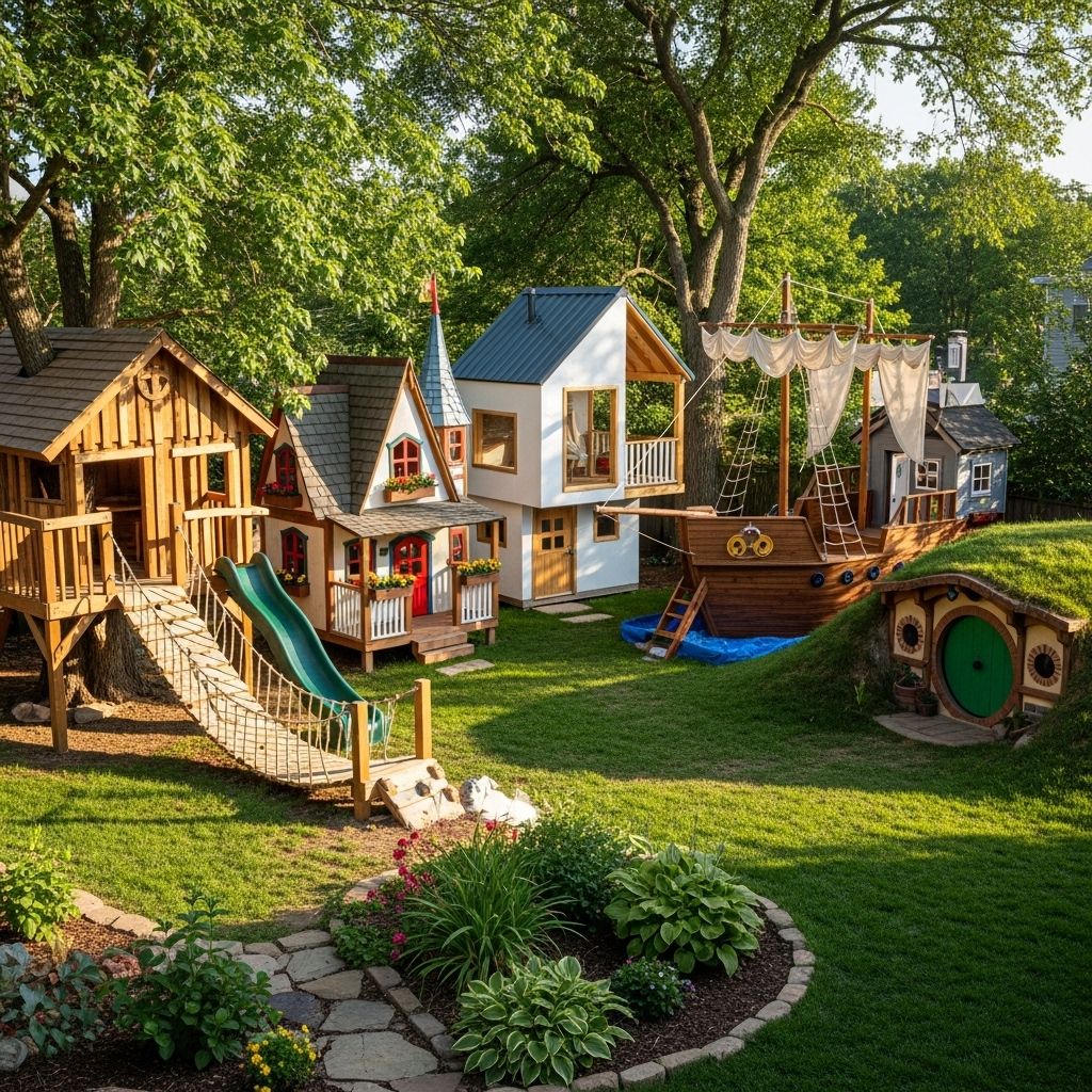 Backyard Playhouse Ideas for Every Family: Inspiring Outdoor Retreats Discover a cozy hideaway that fuels imagination and playful bonding every day.