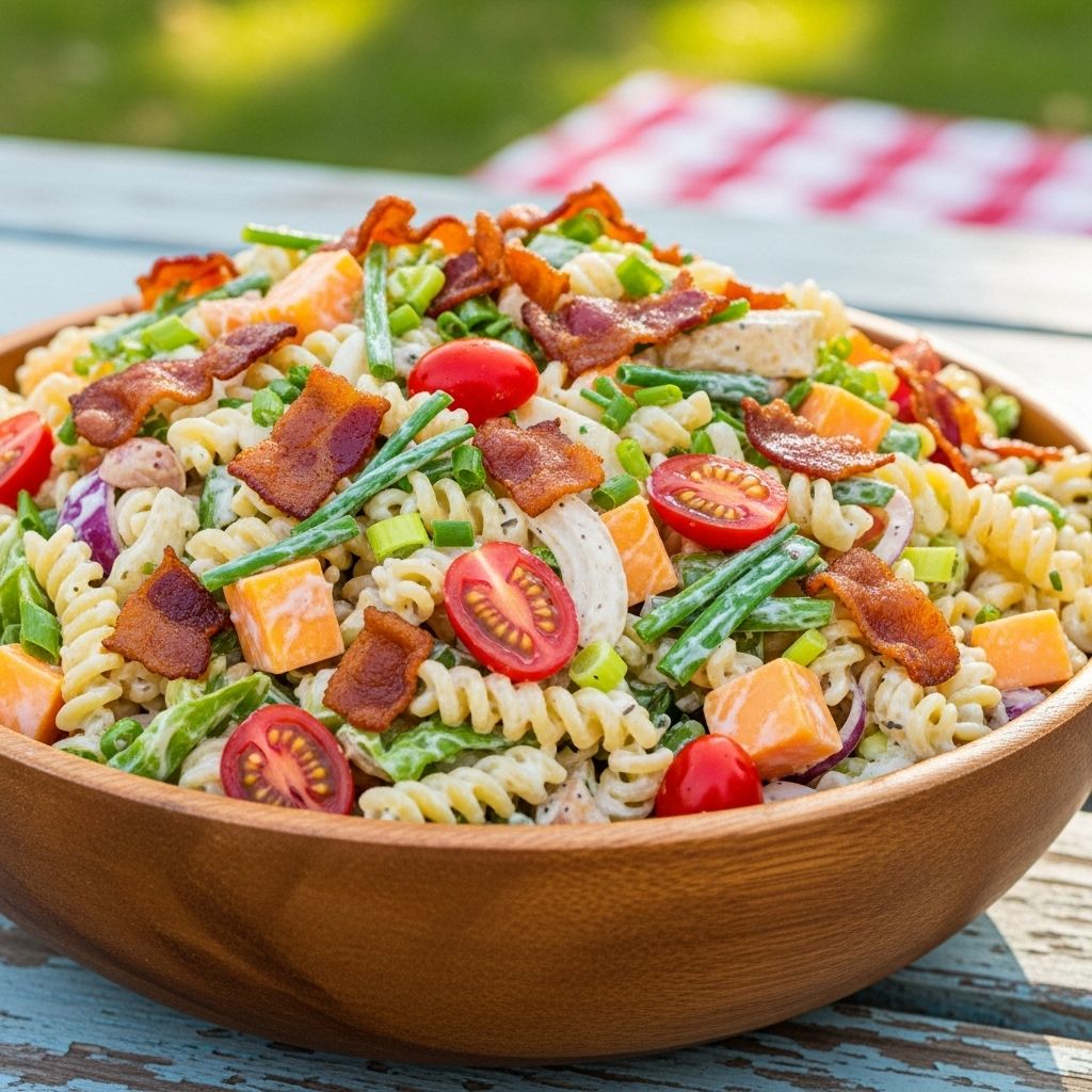 Savory crunch and creamy dressing unite in a side guests will love at every occasion.