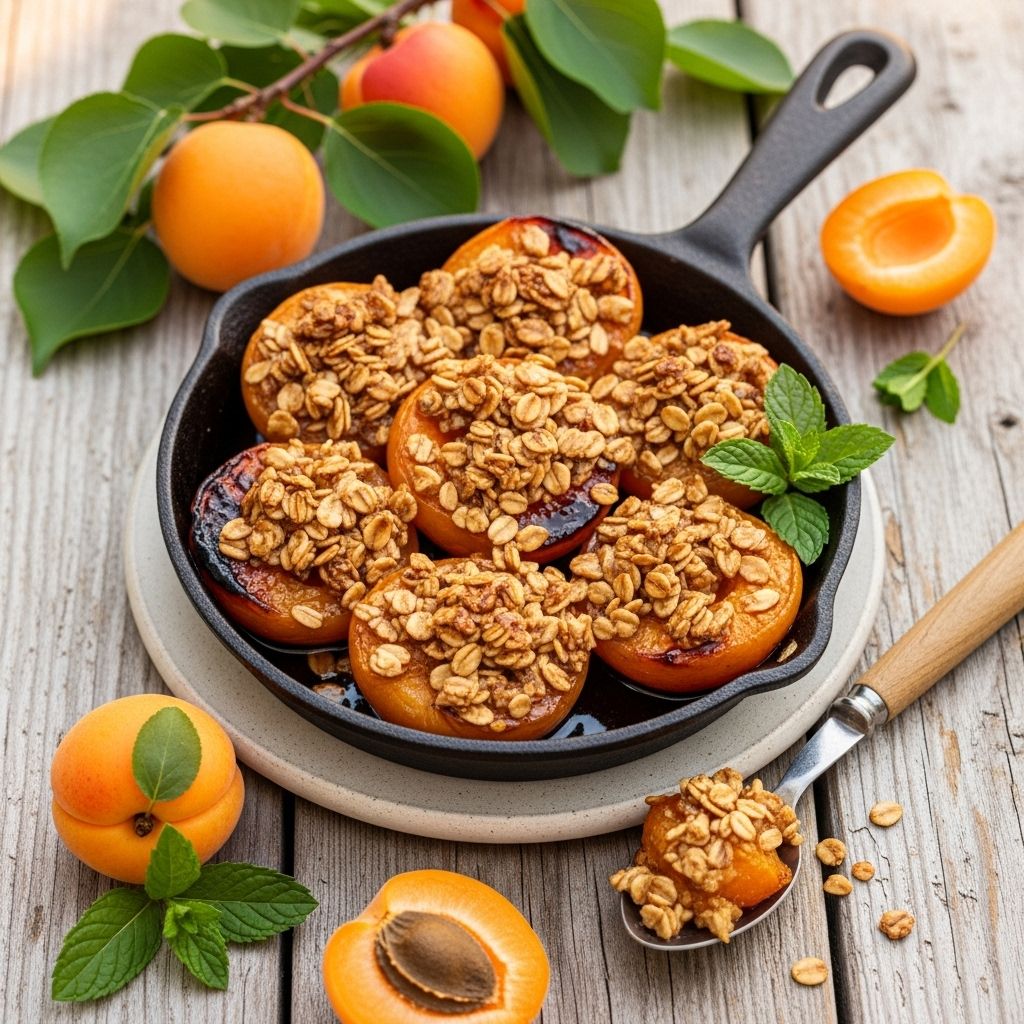 A sweet and crunchy twist on peak stone fruit season that feels elegant and effortless.
