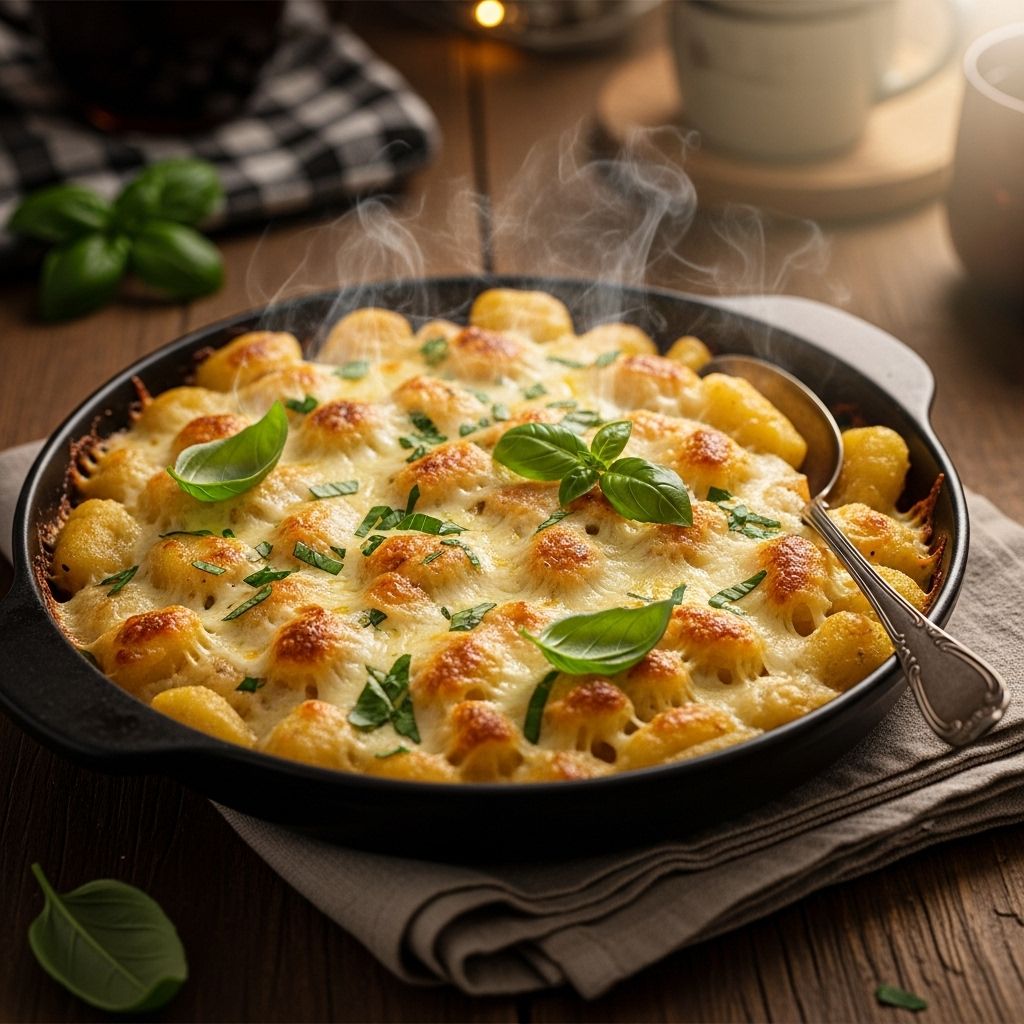 Pantry staples transform into a creamy, cheesy casserole designed for hectic evenings.
