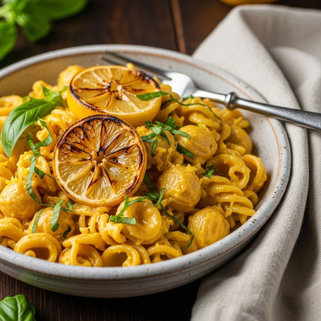 Simple pantry staples turn into an elegant, satisfying dinner with a bright twist.