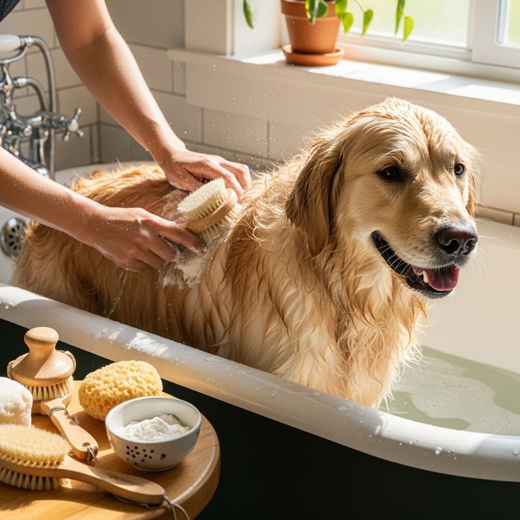 Unlock a simple chemical-free method to freshen your dog’s coat with common pantry staples.