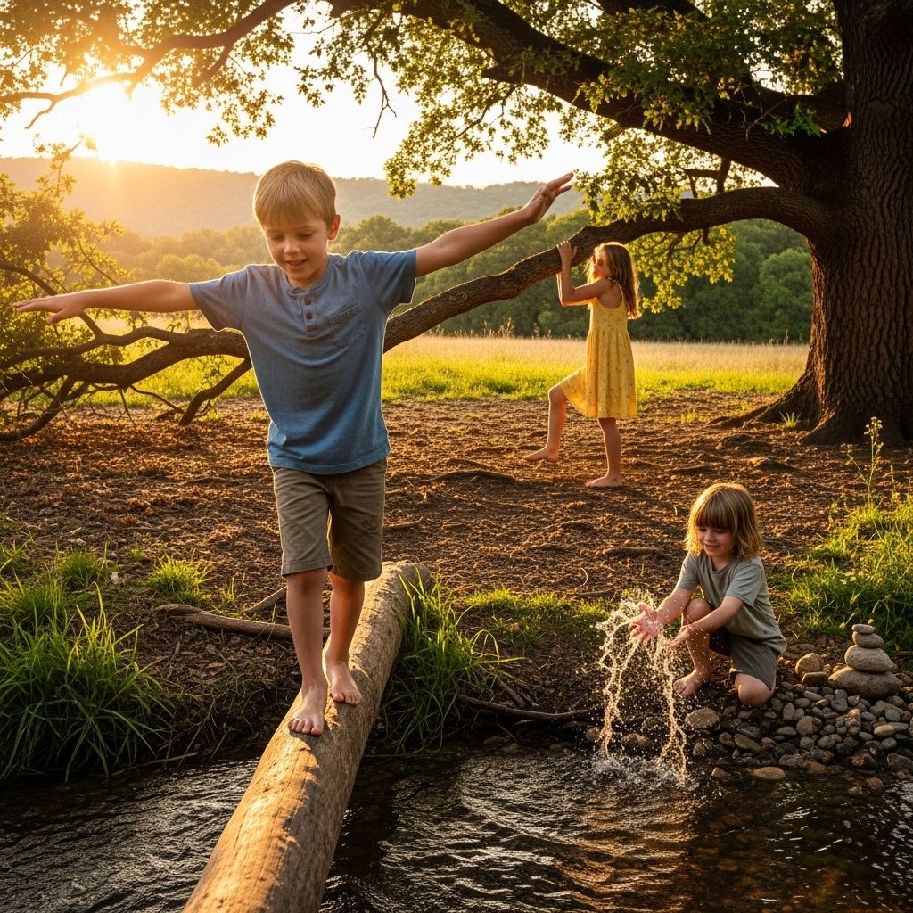 Balanced and Barefoot: Why Unrestricted Outdoor Play is Vital for Children Angela J. Hanscom's essential guide unveils how barefoot outdoor play builds resilience, confidence, and sensory skills in children.