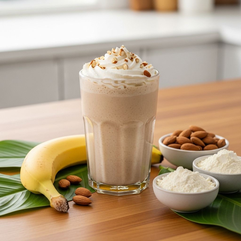 A creamy blend that fuels muscle recovery and delivers lasting energy.